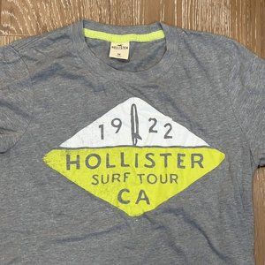 [Rare] Hollister Men's Short Sleeve Crew Neck Logo T-Shirt Surf Tour